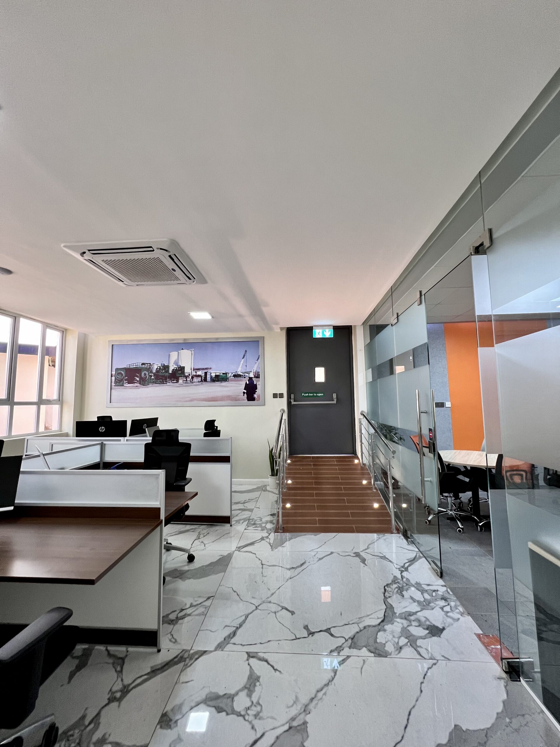 Open working area